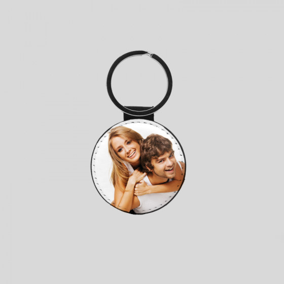Sublimatic leather keychain